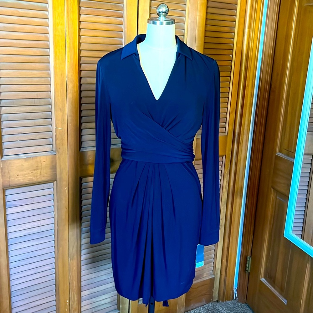 Vince Camuto Dress size 8 Dark Blue NWT